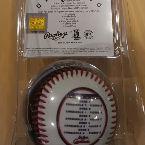 2006Rawlings St. Louis Cardinals World Series Champs Souvenir Baseball Brand New - Picture 5 of 8